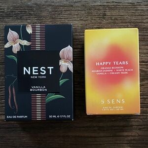 NEST New York Vanilla Bourbon Eau de Parfum + 5 Sens Happy Tears Duo